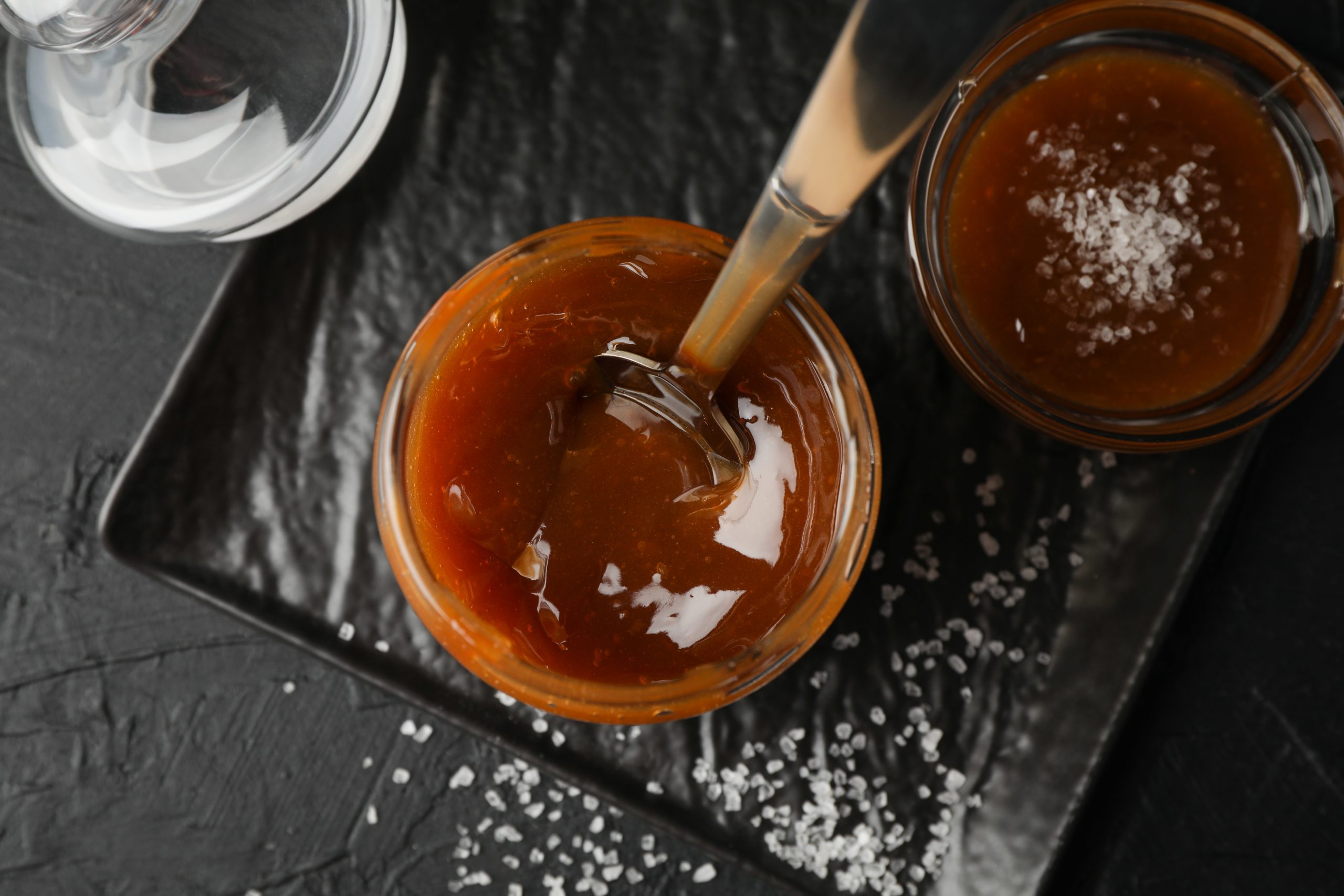 Salted Bourbon Caramel Sauce